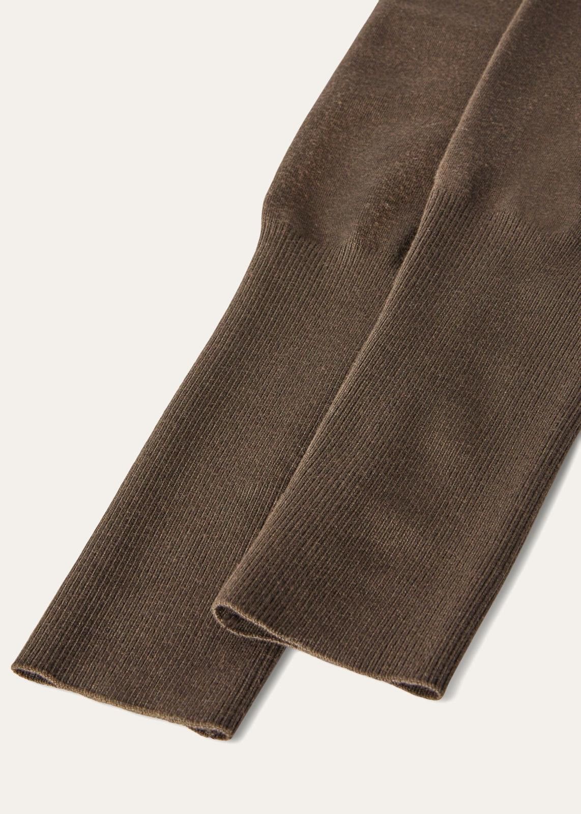 Loro Piana o1srvl11e0125 Dream Wool Leggings in Brown Size 26" / US 2 / IT 38 - 2 Thumbnail