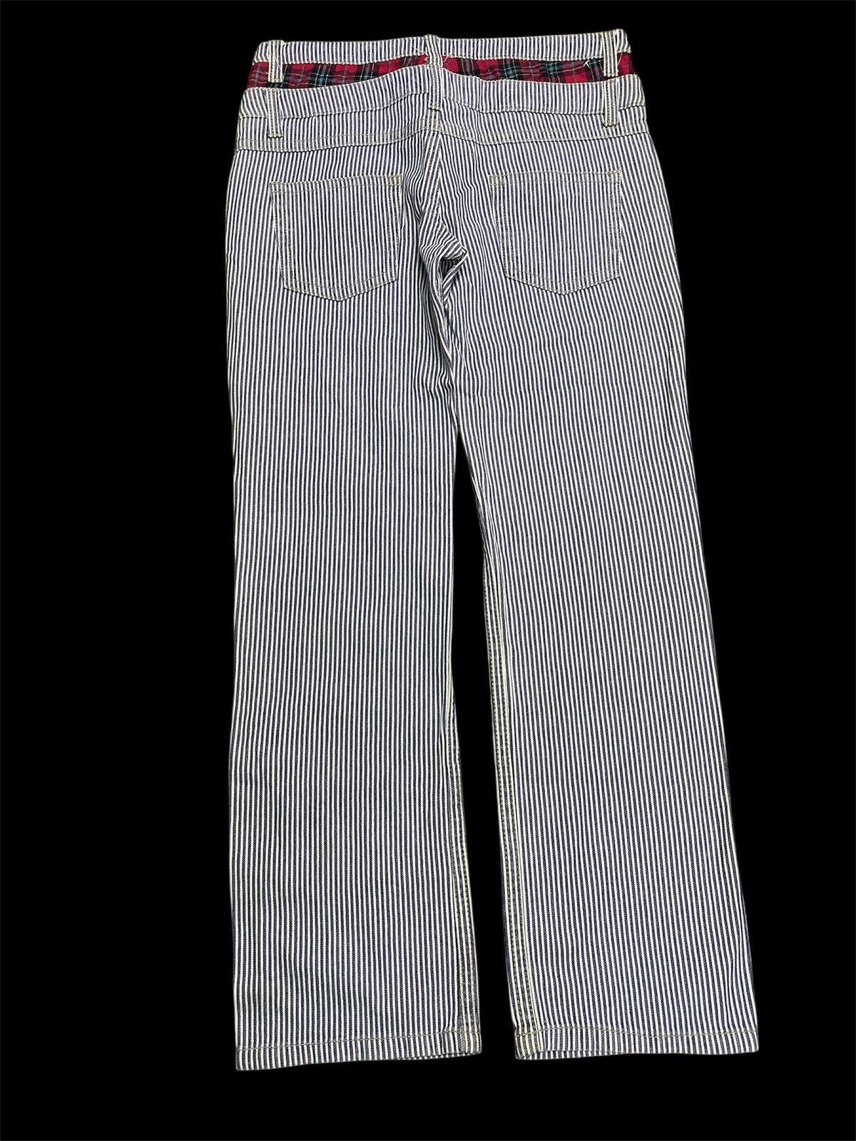 Japanese Brand Hickory Style💥 Double Waist Hickory Stripe 💥 Size US 35 - 2 Thumbnail