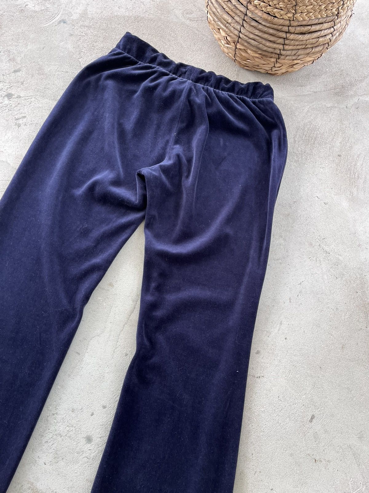 Juicy Couture Juicy Couture Velour Sweatpants Track Pants Blue Low Rise Size 32" / US 10 / IT 46 - 13 Thumbnail