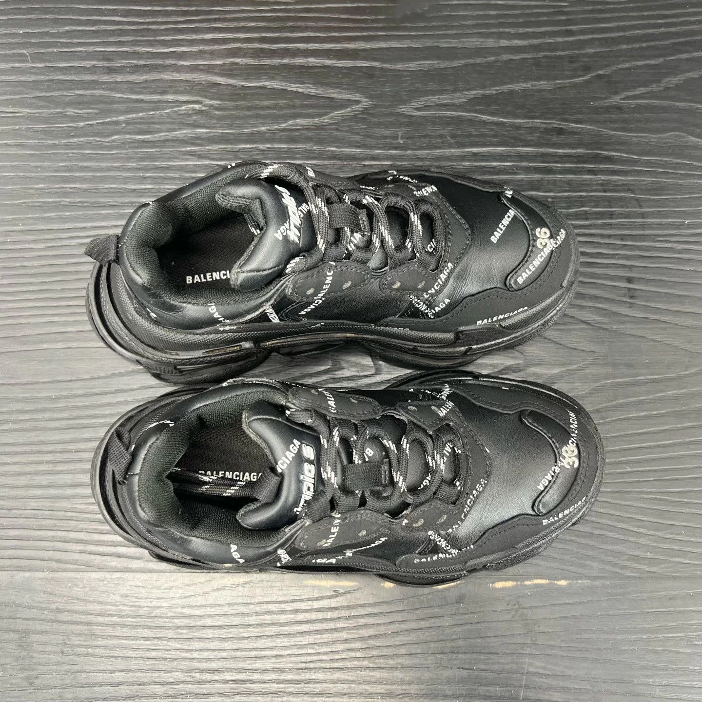 Balenciaga Balenciaga Triples Black 36 VGC (small sole crack) Size US 5.5 / IT 35.5 - 7 Thumbnail