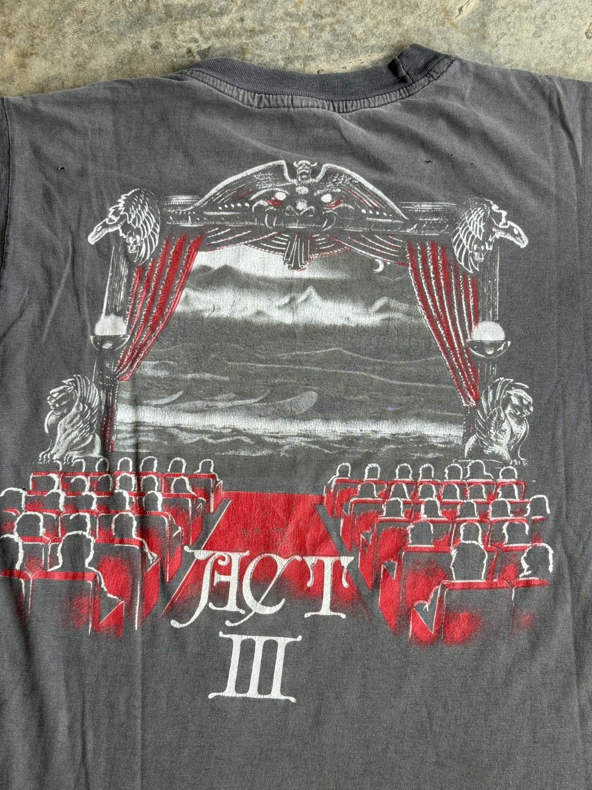 Band Tees × Vintage *RARE* 1990 90s VINTAGE DEATH ANGEL FADED DISTRESSED METAL Size US L / EU 52-54 / 3 - 10 Thumbnail