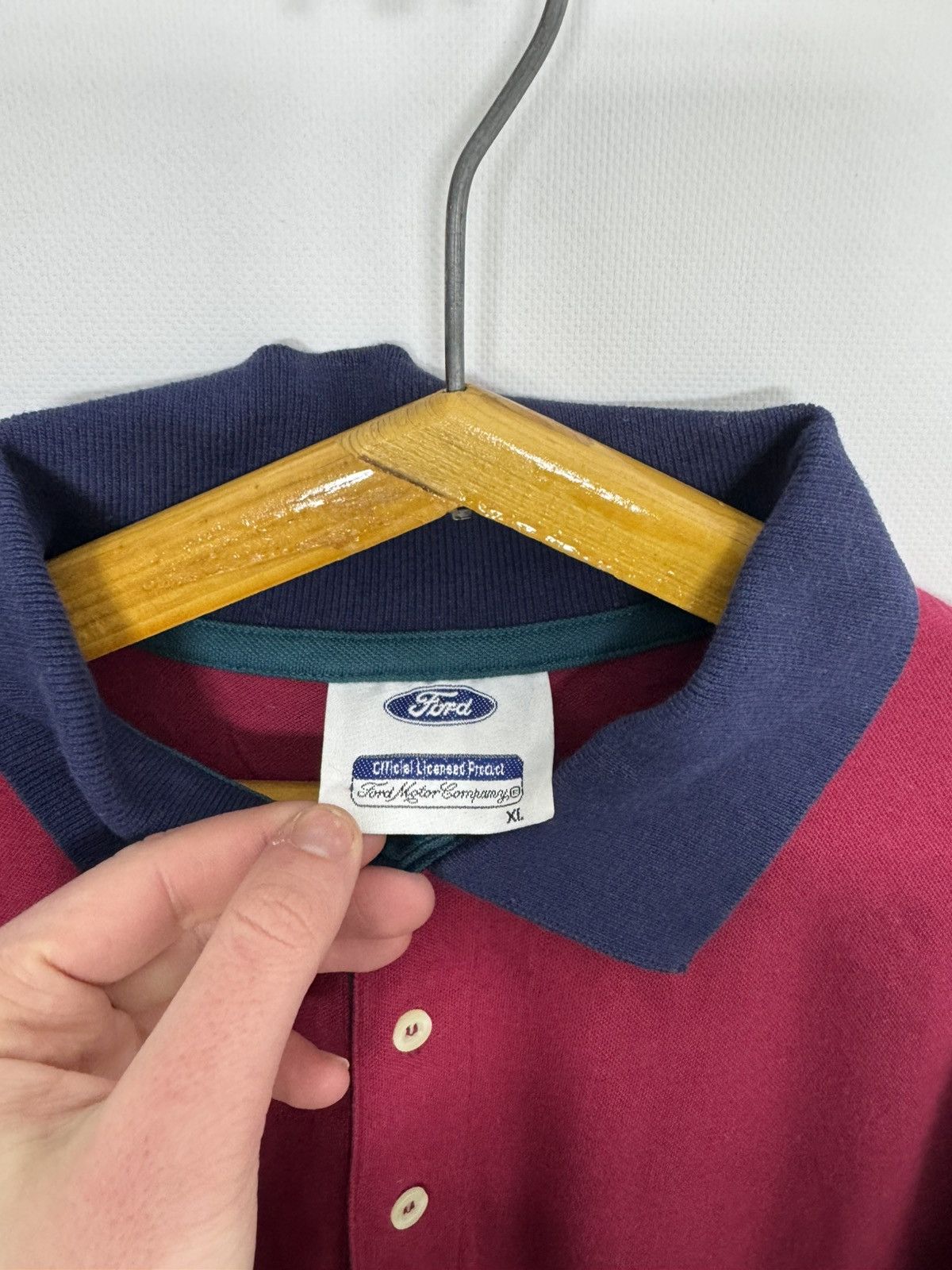Ford Vintage Y2k Ford Racing Polo 80s Size US XL / EU 56 / 4 - 5 Thumbnail