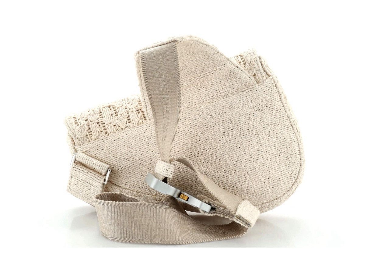 Dior × Travis Scott Crochet Saddle Crossbody Bag - Retail $6,200 Size ONE SIZE - 5 Thumbnail