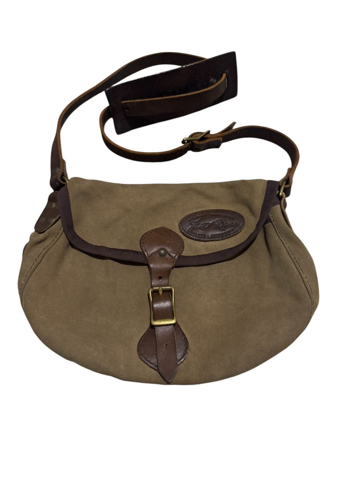 True Vtg Frost River by Duluth Shell Waxed Canvas Sling Bag