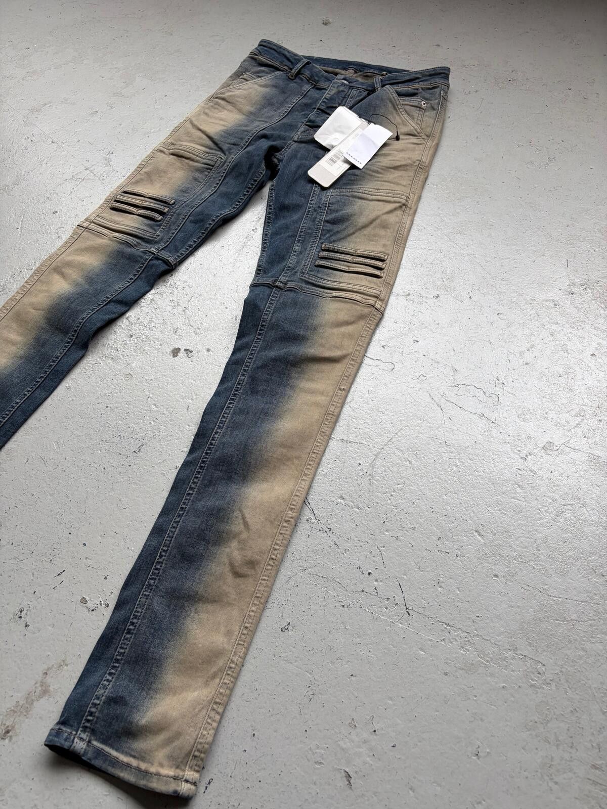 Rick Owens Rick Owens DRKSHDW Mineral Pearl Degrade Nagakin Bottoms Size US 28 / EU 44 - 2 Thumbnail