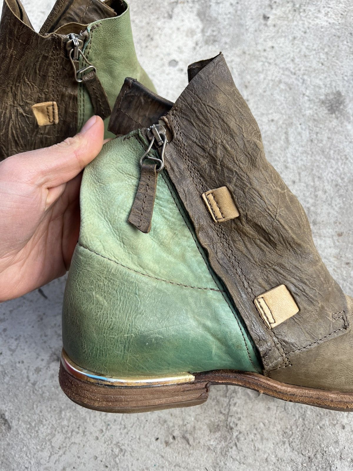 A.S.98 A.S.98 Airstep High Anke Leather Boots Shoes like Guidi Y2K Size US 9 / IT 39 - 21 Thumbnail
