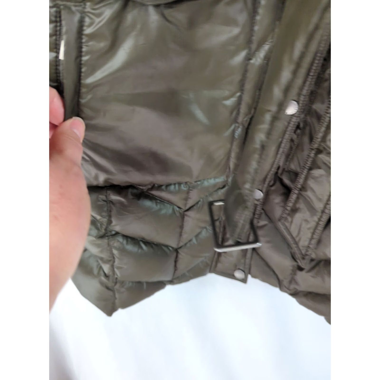 Lands' End Lands' End Brown Hooded Down Puffer Long Parka Jacket Womens XS Parka Hooded Insulated Down 2-4 Winter Women's Size XS / US 0-2 / IT 36-38 - 2 Thumbnail