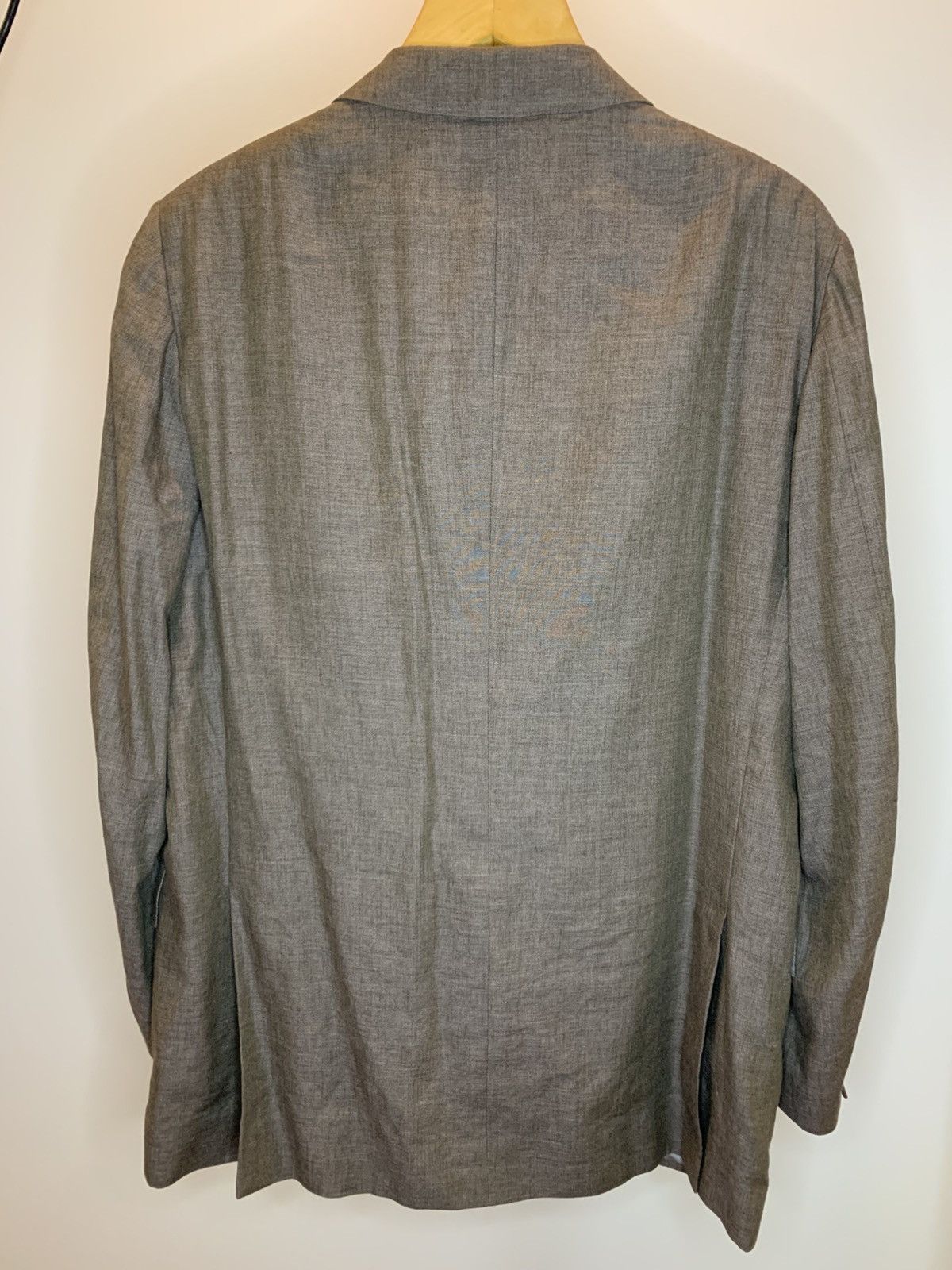 Ermenegildo Zegna Ermenegildo Zegna linen cashmere unstructured travel blazer Size 52R - 2 Thumbnail