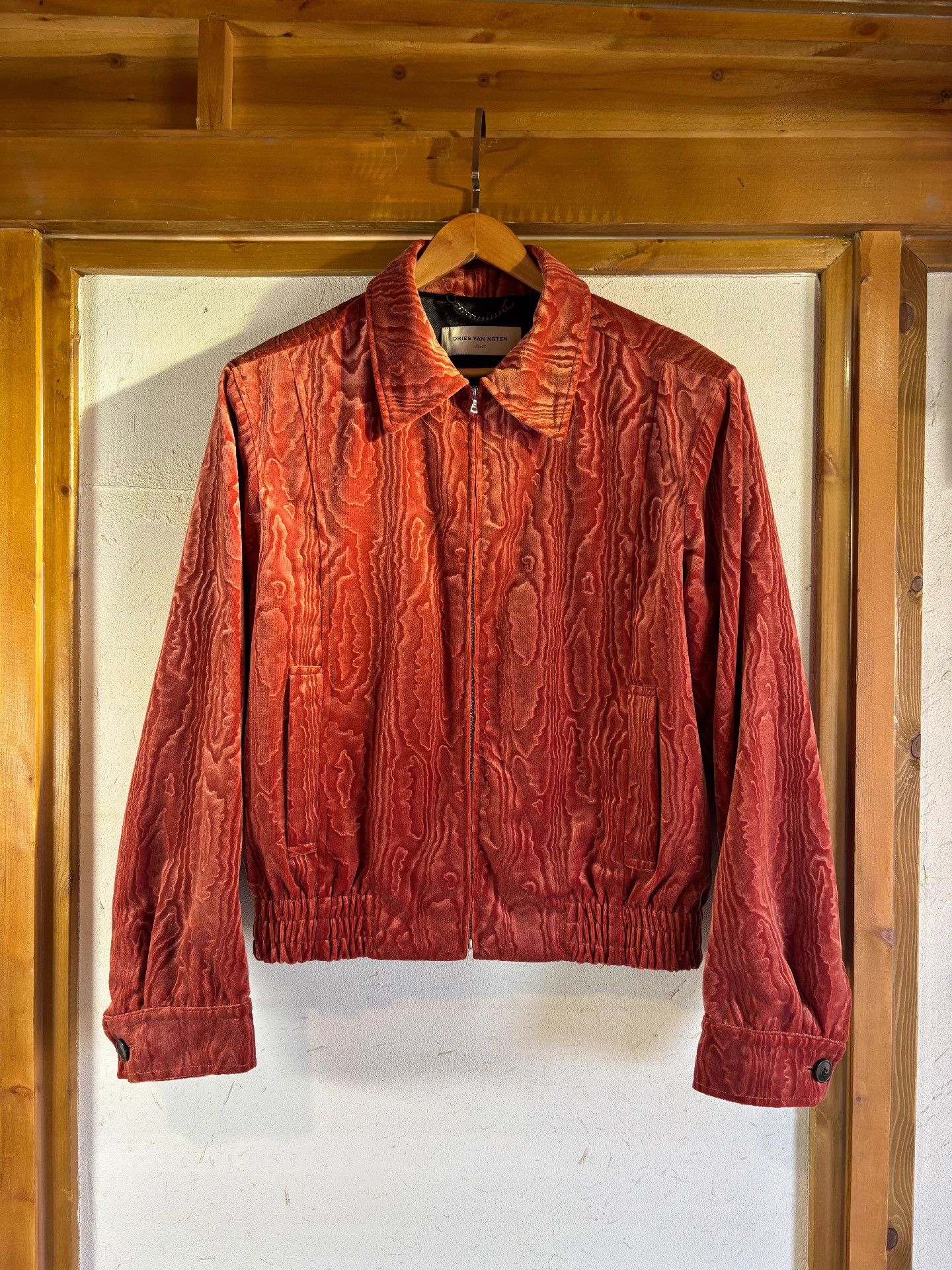 Dries Van Noten DVN Ripple Velvet Boxy Jacket Size US M / EU 48-50 / 2 - 1 Thumbnail