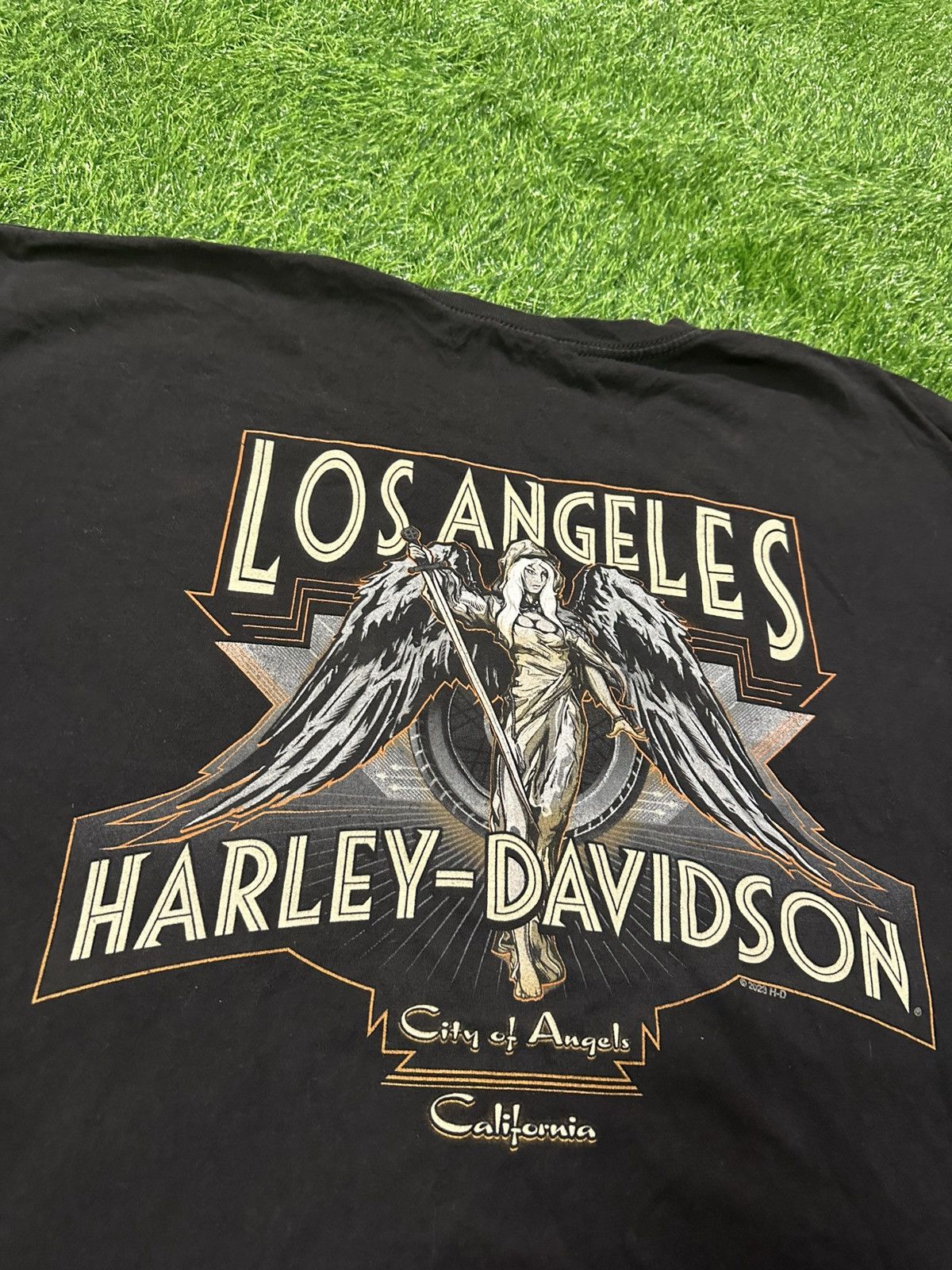 Harley Davidson Harley Davidson La City Of Angels Tee Shirt Size XL Size US XL / EU 56 / 4 - 3 Thumbnail