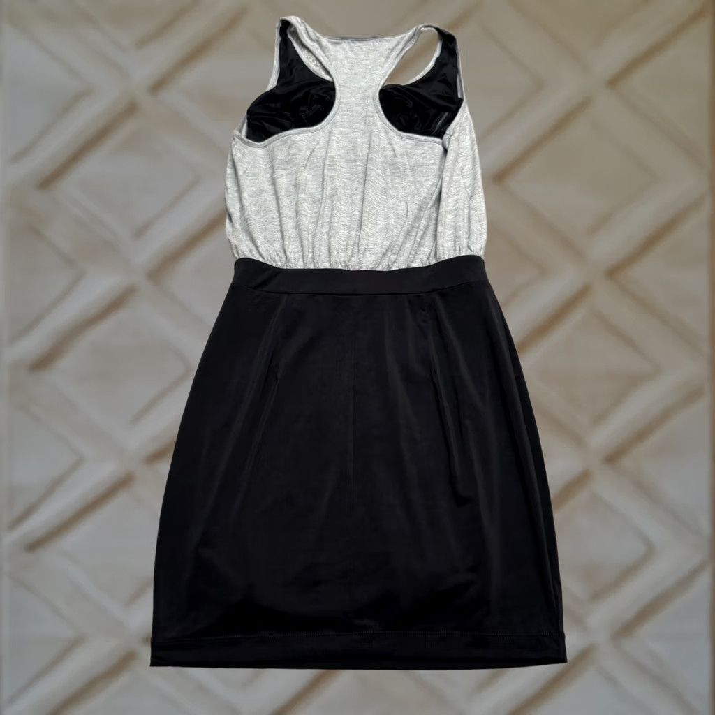 Armani Exchange Armani Exchange Colorblock Racerback Mini Dress Womens Small Gray Black Casual Size S / US 4 / IT 40 - 1 Thumbnail