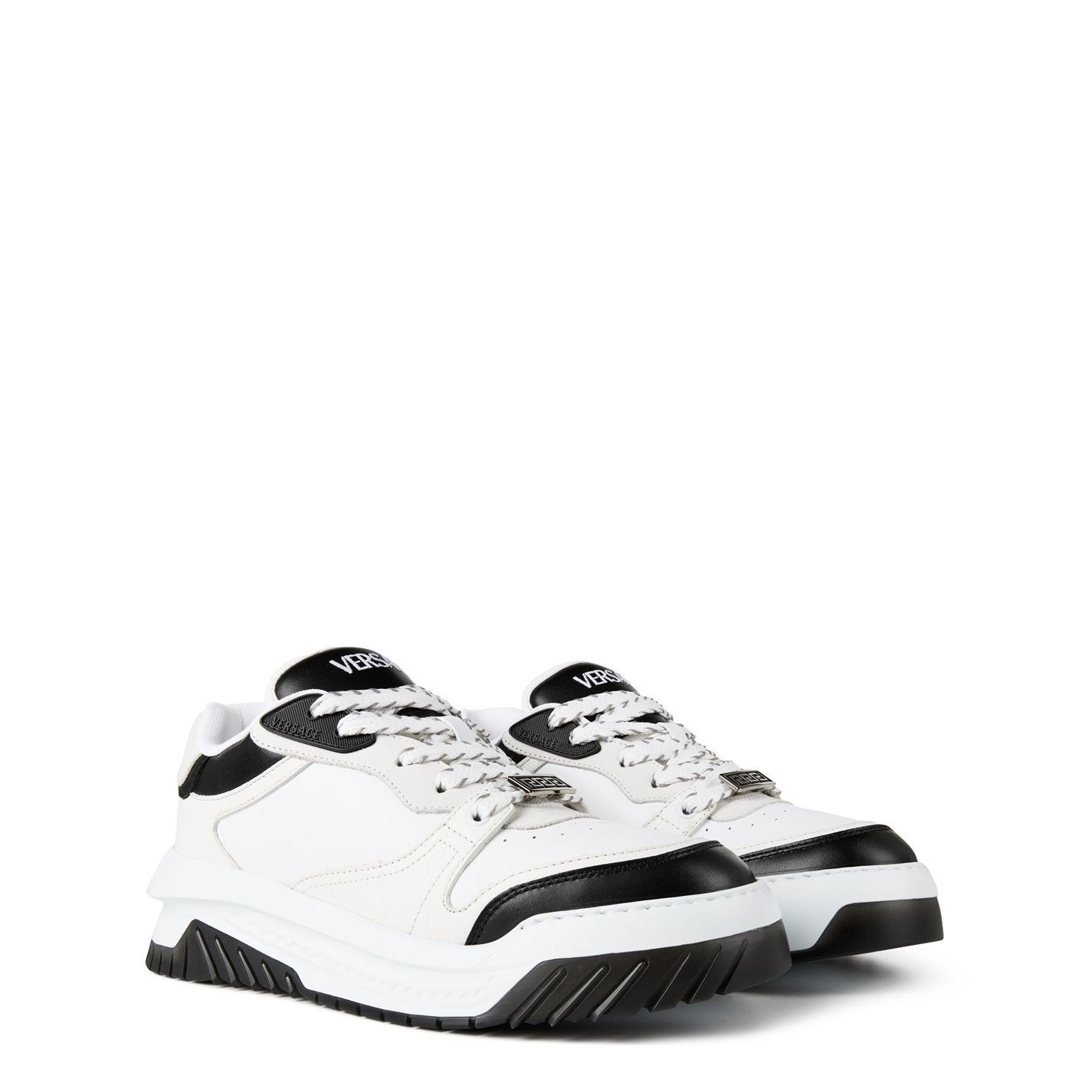 Versace o1g2r1mq0526 Odissea Trainers in Black/White Size US 12 / EU 45 - 4 Thumbnail