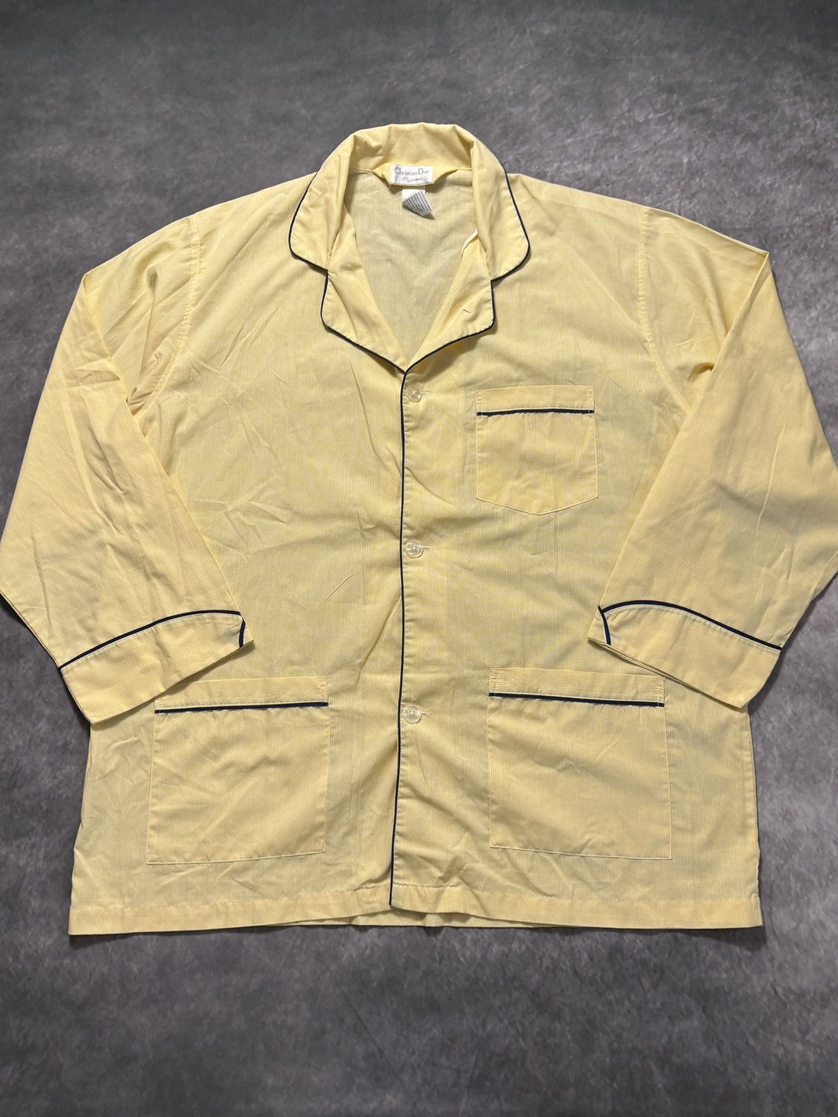 Christian Dior Monsieur Vintage Christian Dior Pyjama Shirt Sleep PJ 1990s Lounge Size US XL / EU 56 / 4 - 1 Thumbnail
