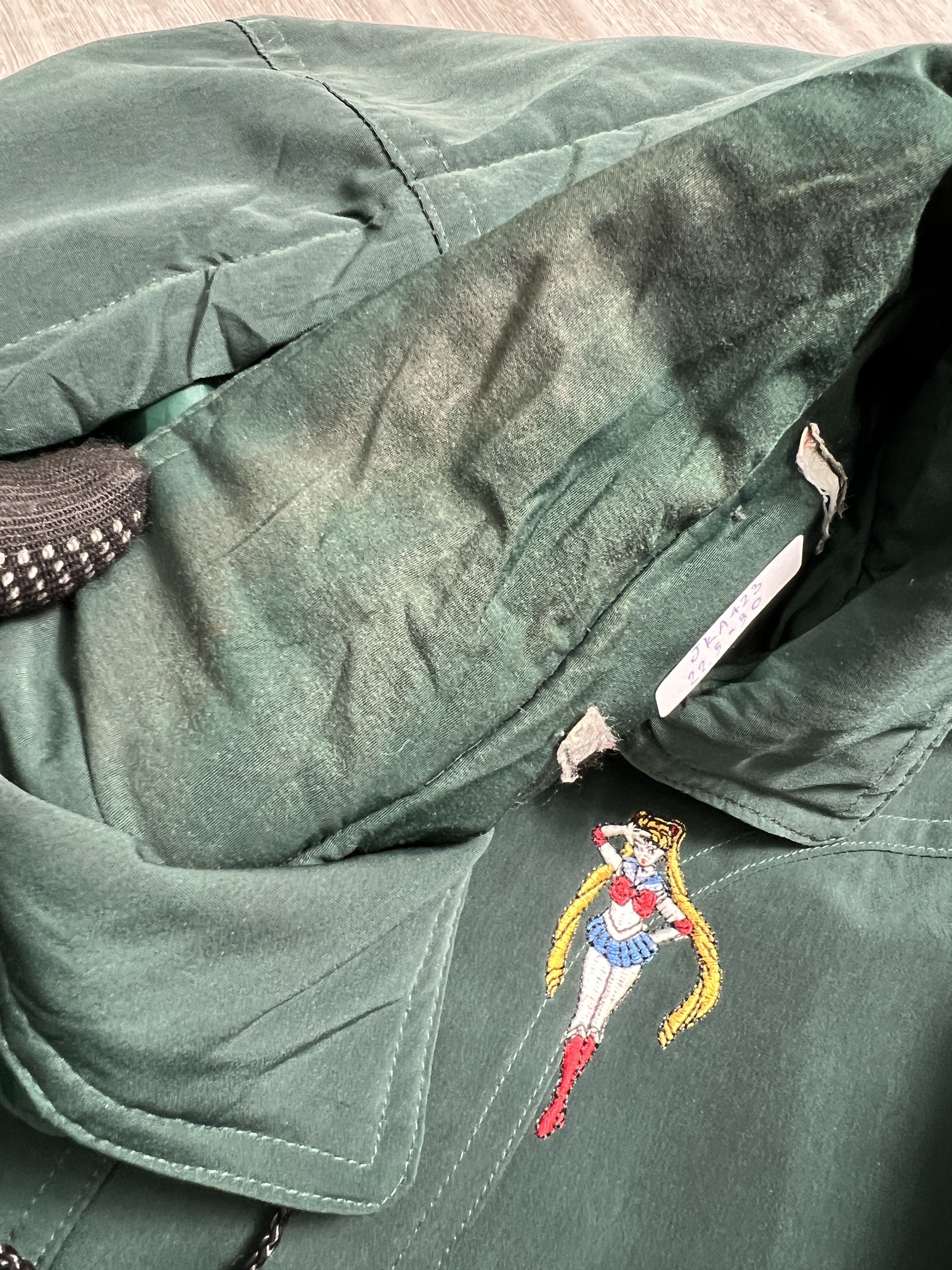 Anime Vintage Sailor Moon Embroidery Parka JKA423 Size US L / EU 52-54 / 3 - 11 Thumbnail