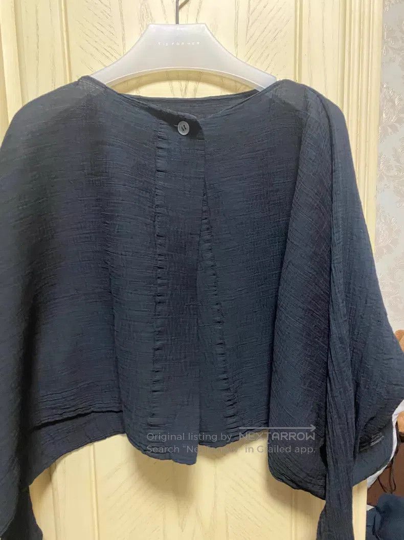 Issey Miyake Issey Miyake Black cardigan Size S / US 4 / IT 40 - 1 Thumbnail