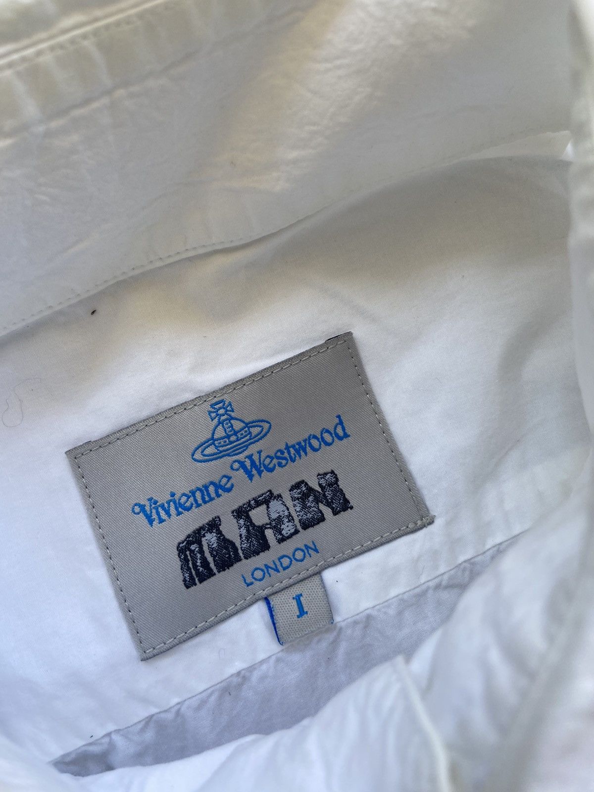 Vivienne Westwood AW 2006 Vivienne Westwood Man - White Oxford Button-Up Shirt Size US M / EU 48-50 / 2 - 4 Thumbnail