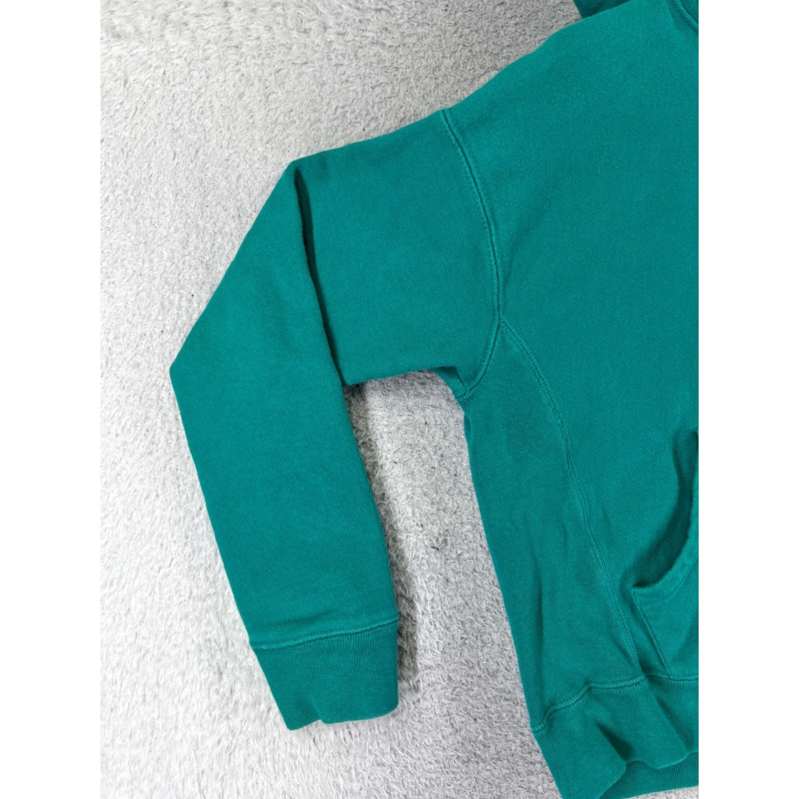 Champion Champion Hoodie Adult Small Teal Recreation Reverse Weave Sweatshirt Men Crew Neck Pullover Logo Jersey Cotton Blend Color: Green Size US S / EU 44-46 / 1 - 6 Thumbnail