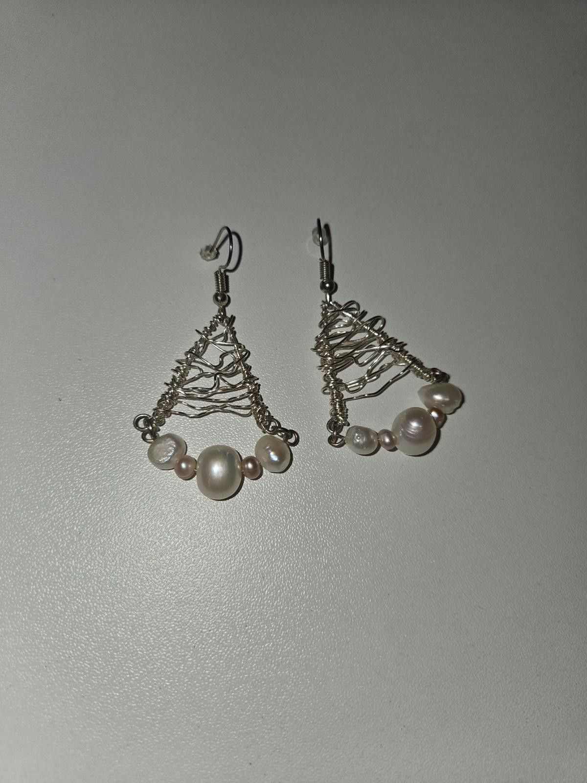 Other Silver Pearl Earrings Size ONE SIZE - 1 Preview