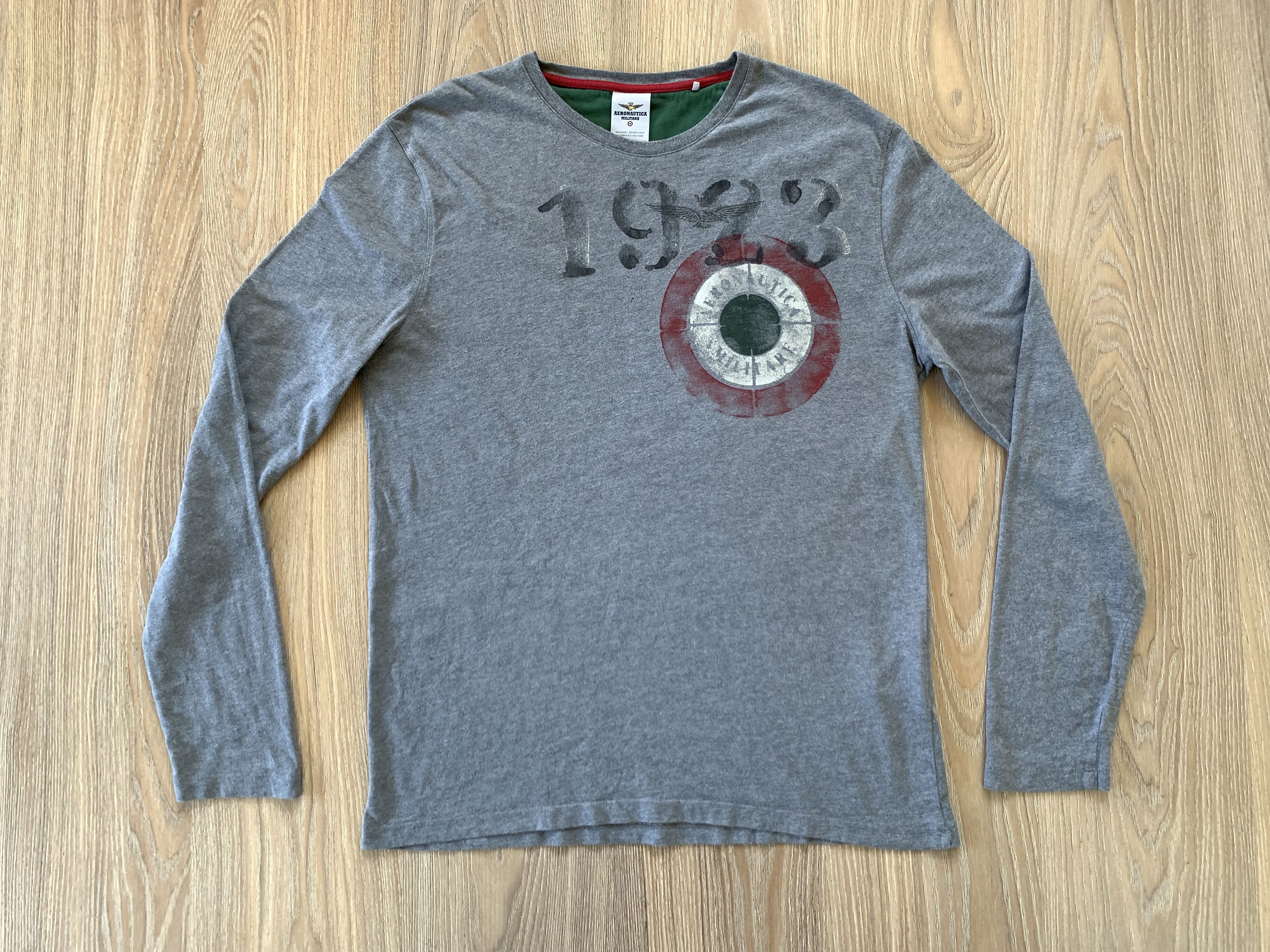 Aeronautica Militare Aeronautica Militare Printed Long Sleeve T-Shirts Size US XL / EU 56 / 4 - 2 Thumbnail