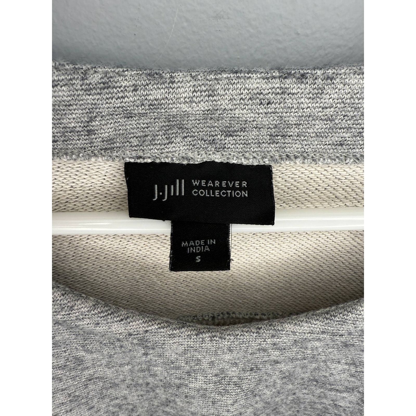 Other J. Jill Wearever Collection Long Sleeve Sweater Gray S Size S / US 4 / IT 40 - 4 Thumbnail