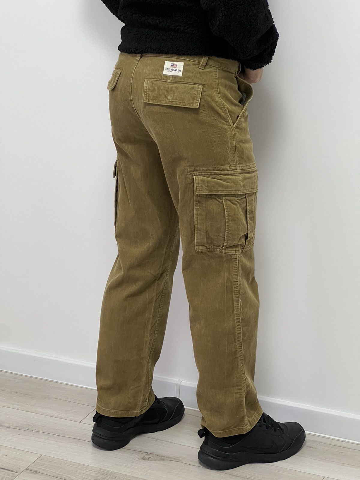Designer × Polo Ralph Lauren × Vintage Vintage Polo Ralph Lauren Velvet Cargo Pants Jeans Denim Size US 30 / EU 46 - 5 Thumbnail