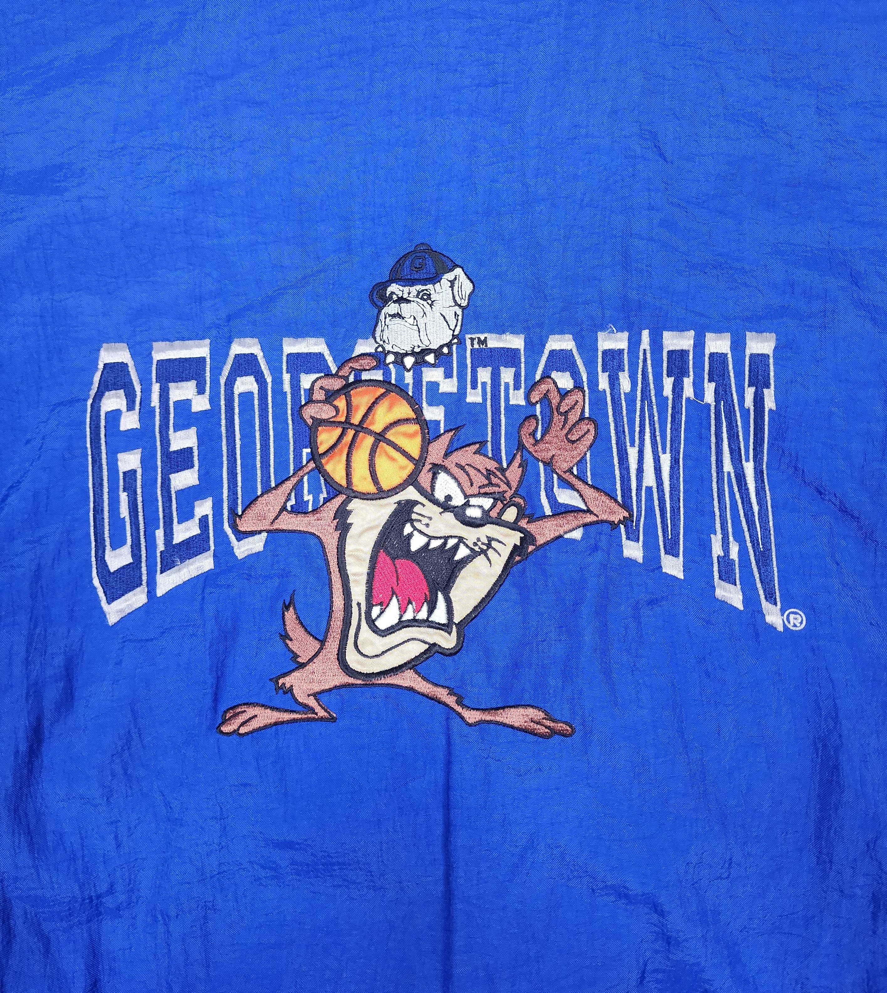 Vintage Vintage Georgetown Hoyas basketball Taz windbreaker jacket Size US XL / EU 56 / 4 - 1 Thumbnail