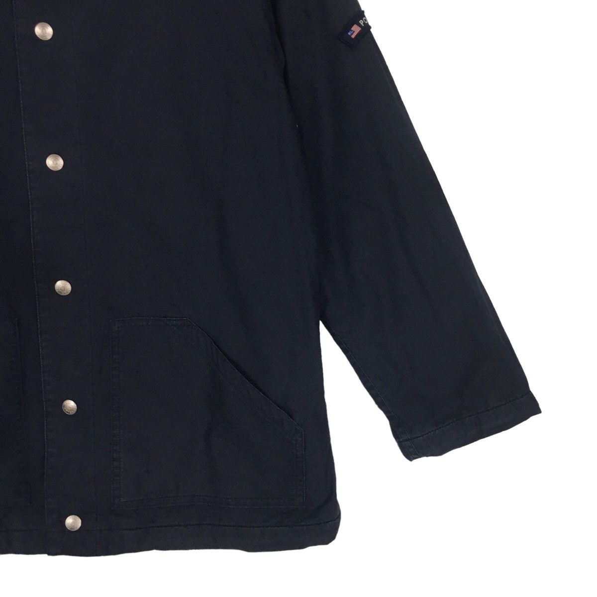 Designer Polo Jeans Co Ralph Lauren Hoddie Pullover SnapButton Jacket Size S / US 4 / IT 40 - 7 Thumbnail