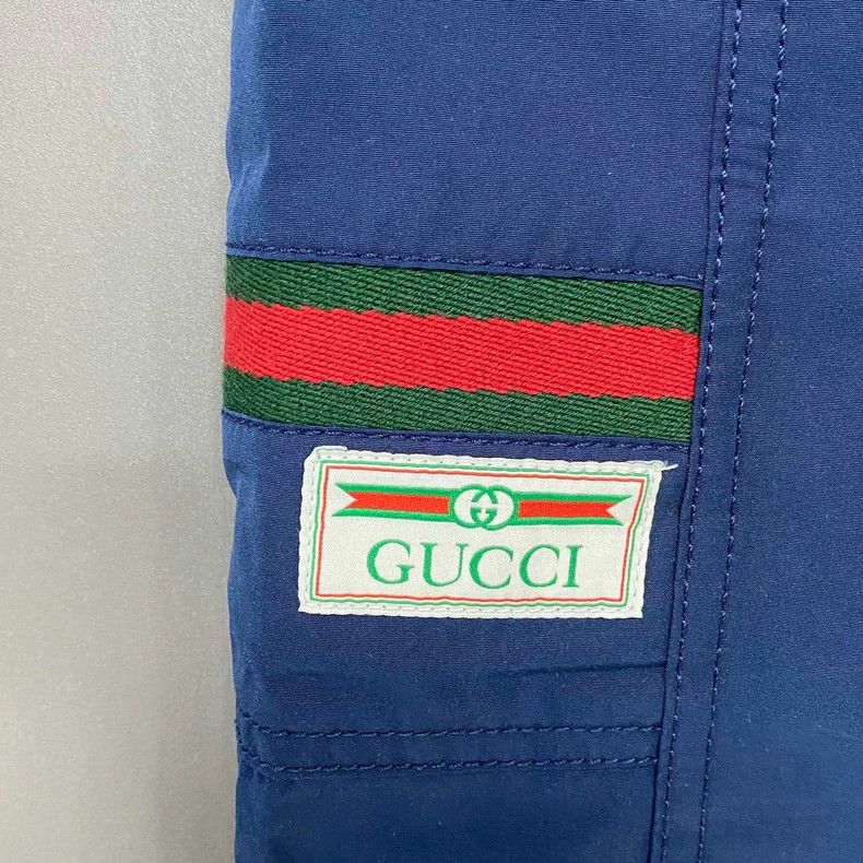 Gucci Gucci Belt logo striped workwear pants Size US 28 / EU 44 - 4 Thumbnail