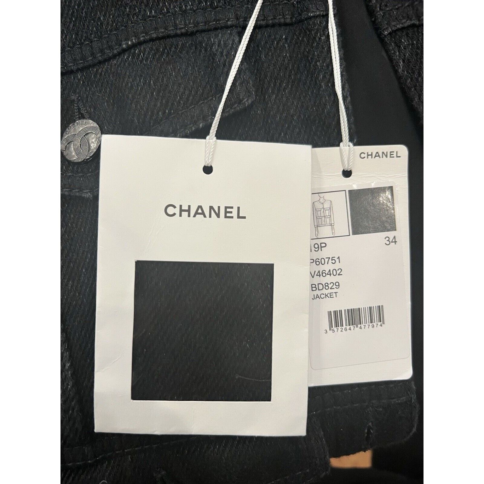 Chanel Chanel size 34 in Denim jean jacket Veste Noire Size S / US 4 / IT 40 - 11 Thumbnail