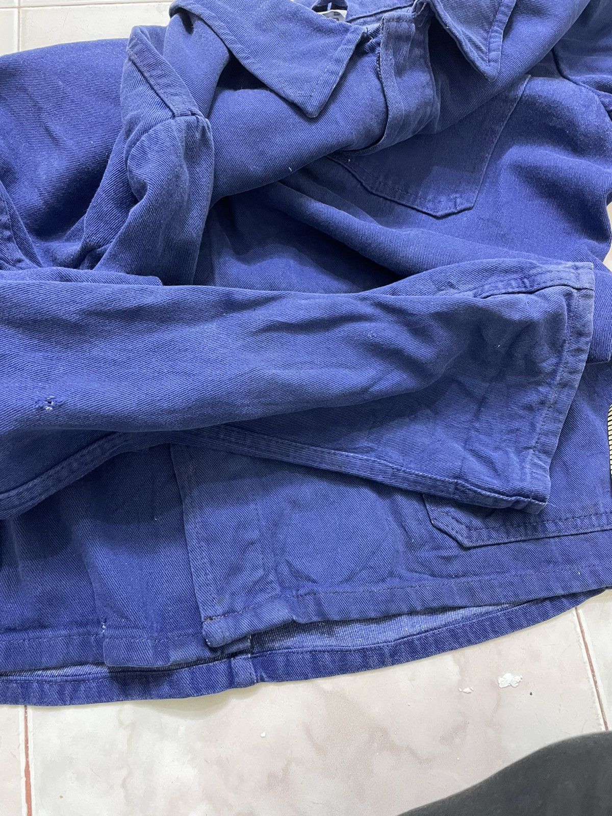 Indigo × Le Laboureur 💥Vintage France Military Jacket Size US M / EU 48-50 / 2 - 7 Thumbnail