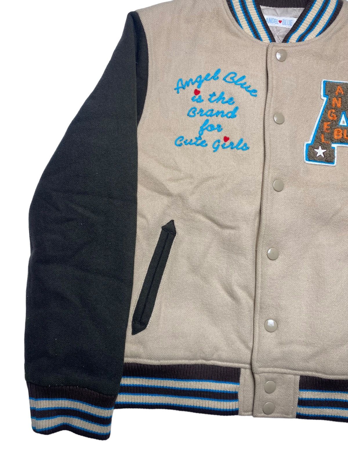 Angel Blue × Japanese Brand 2000s Angel Blue - #1 Varsity Jacket Size M / US 6-8 / IT 42-44 - 3 Thumbnail