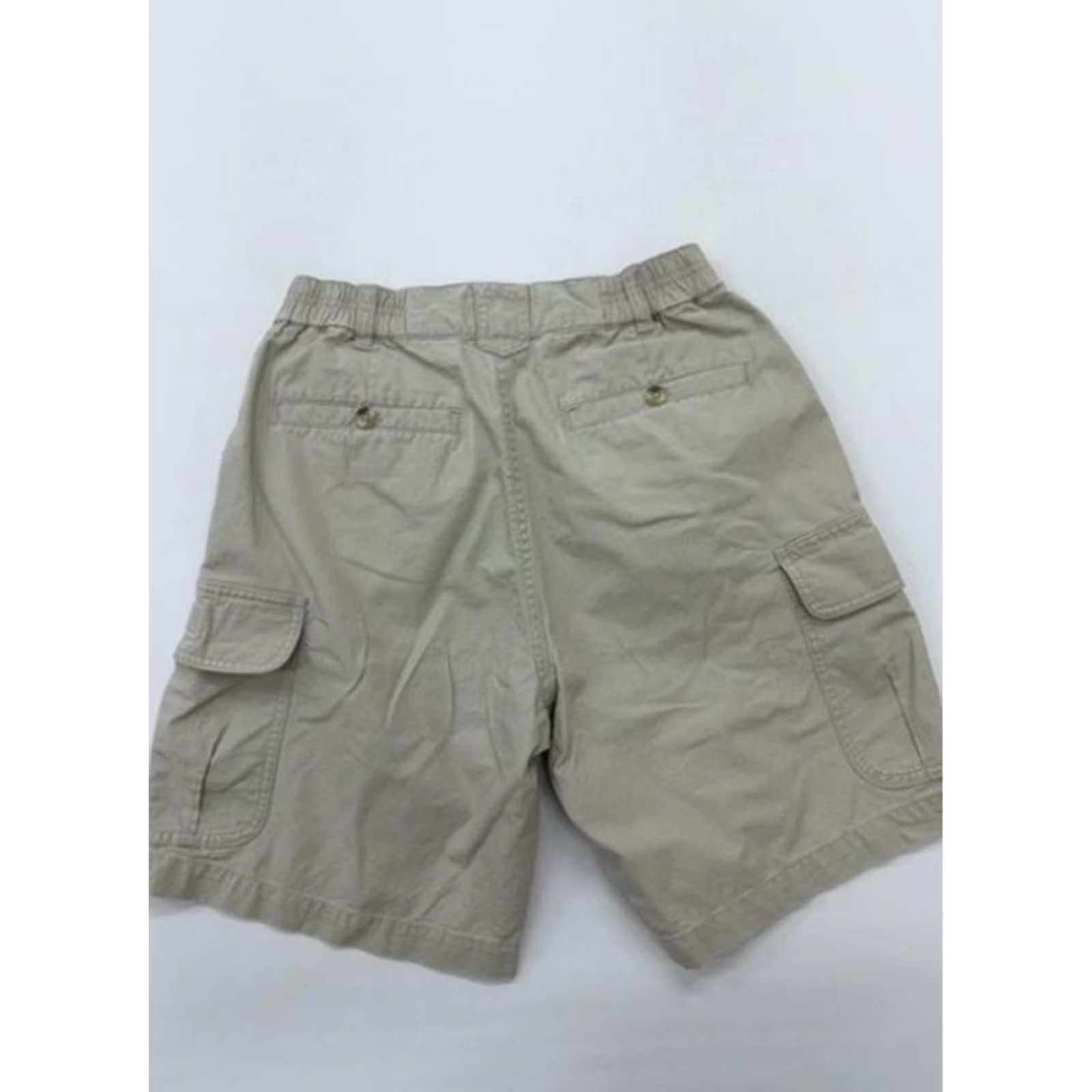 Vintage Columbia Women's Khaki Cargo Shorts Size 4 Mid Rise Button Regular Size 27" / US 4 / IT 40 - 2 Thumbnail
