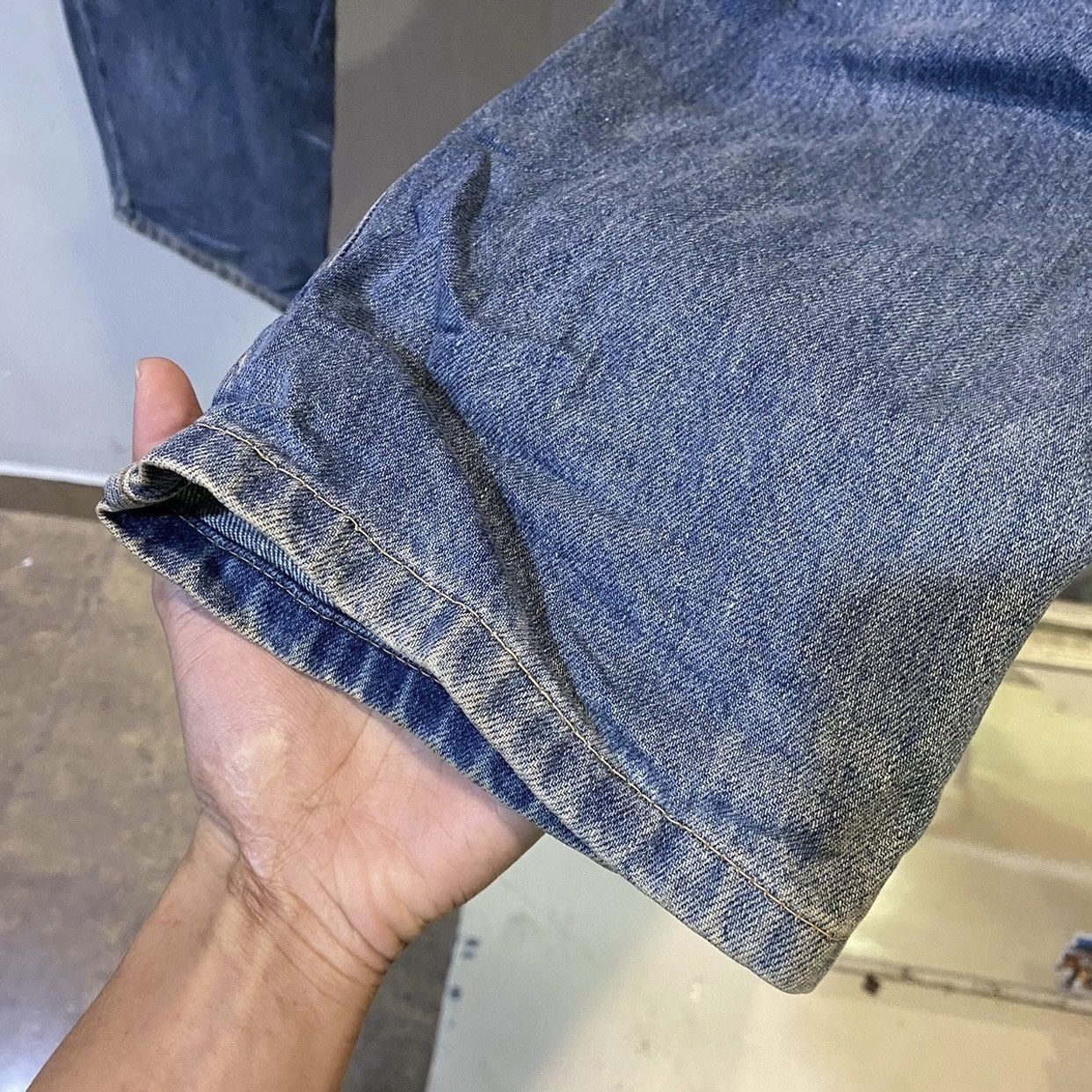 Mario Valentino Vintage Mario Valentino Grunge Spell Out Loose Jeans Size US 30 / EU 46 - 10 Thumbnail