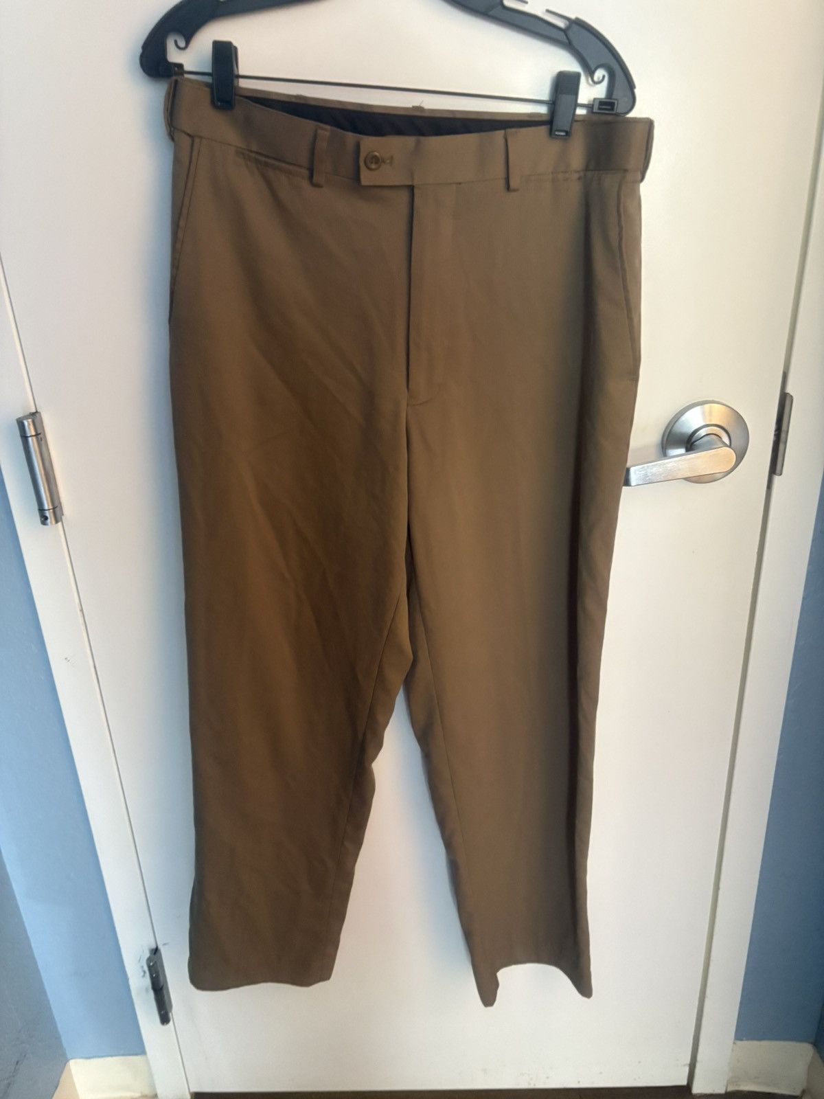 Other Braggi Louis Raphael Brown Dress Pants Straight Leg Size 32 Size 34S - 1 Thumbnail