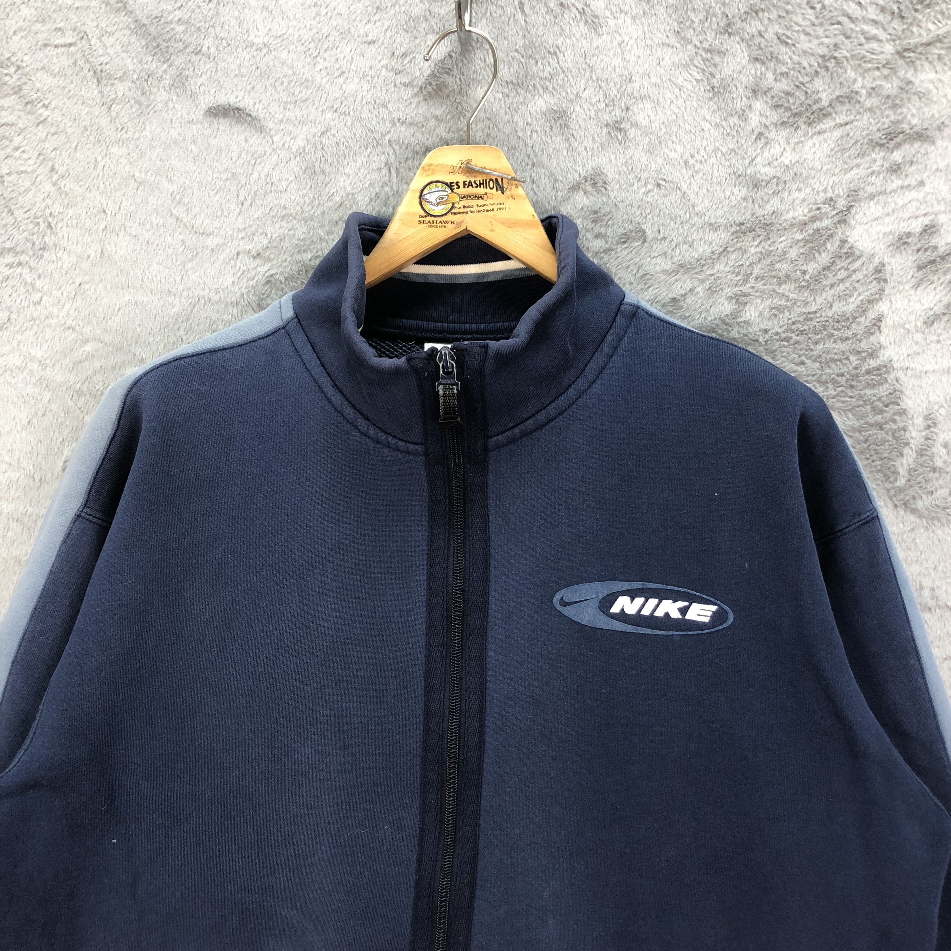 Nike VINTAGE NIKE SILVER TAG TRACK TOP JACKET #4996-35 Size US L / EU 52-54 / 3 - 2 Thumbnail