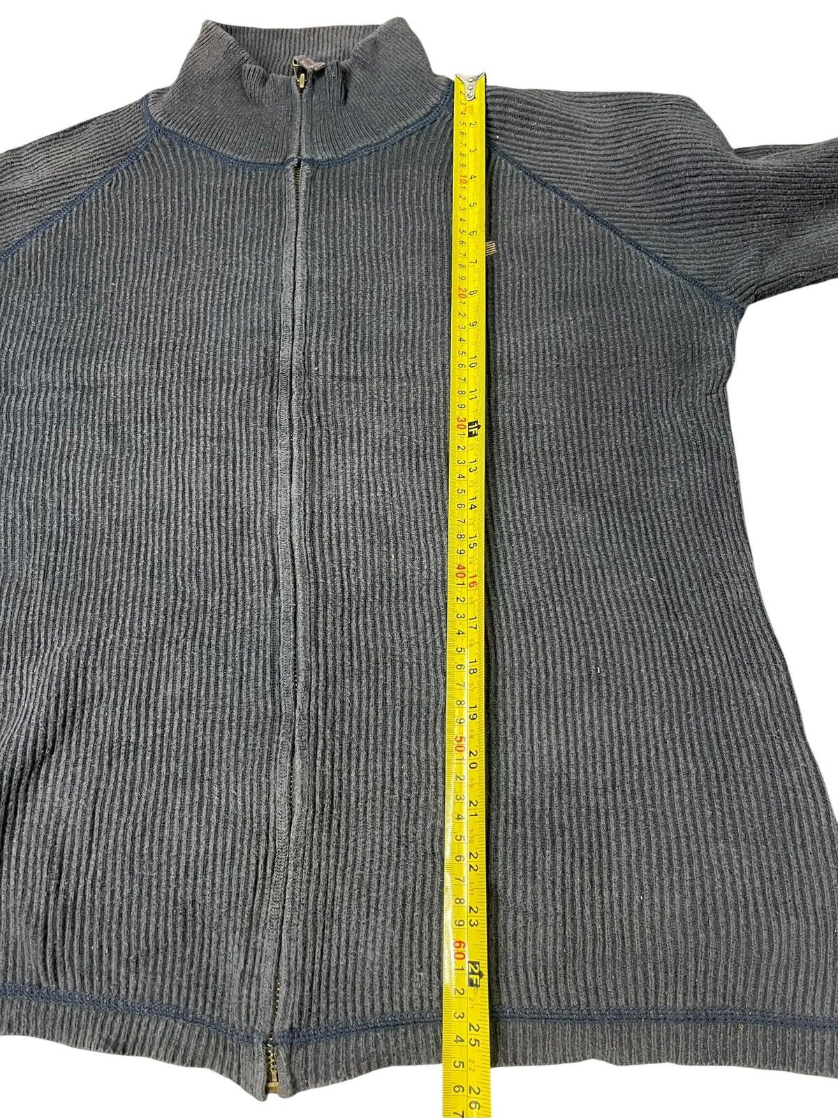 Ralph Lauren Vintage Ralph Lauren Waffle Faded Long Sleeve Zipper Up Size US XL / EU 56 / 4 - 5 Thumbnail