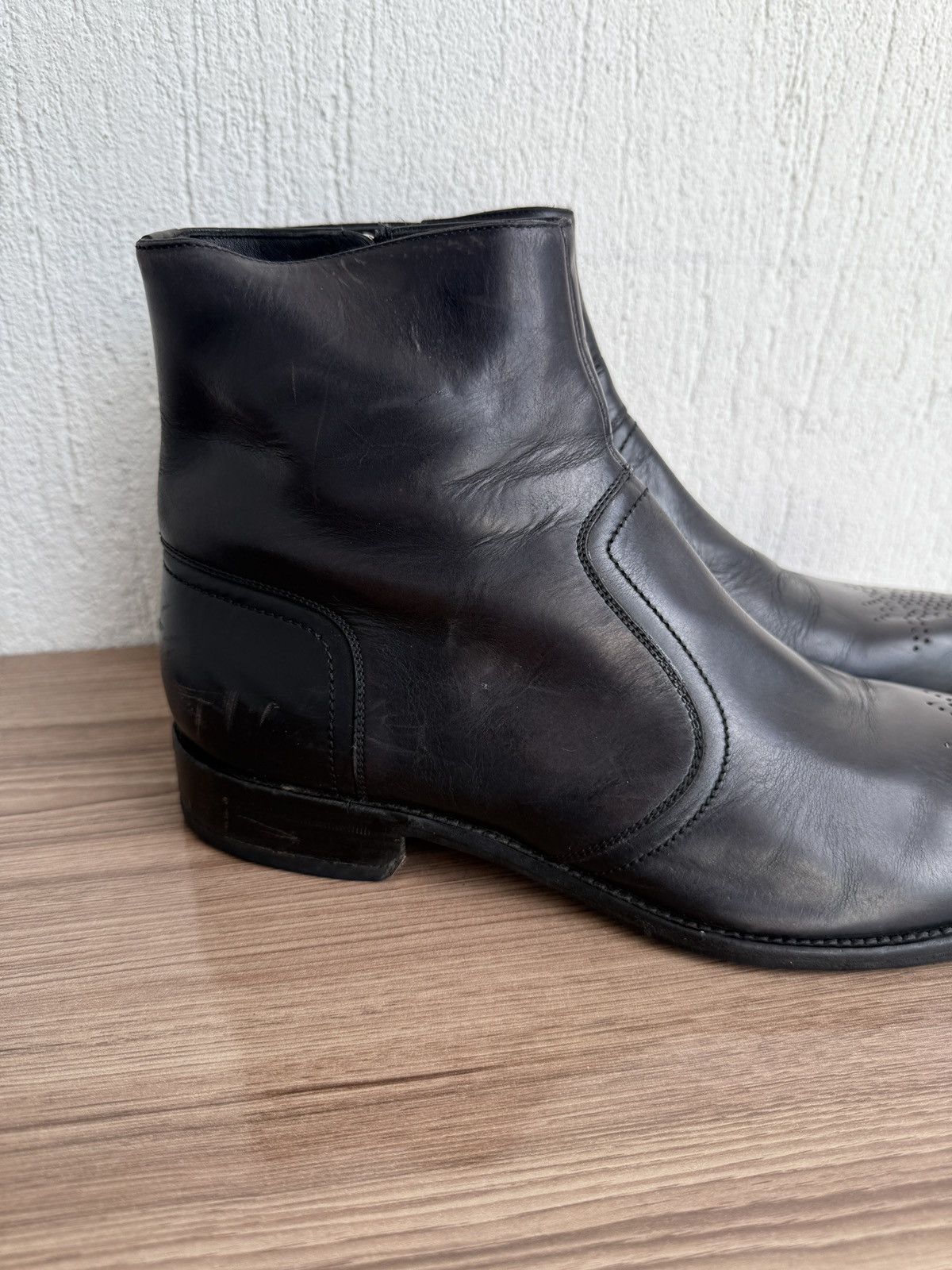 Dior Dior homme zipper ankle boots by kris van assche Size US 8.5 / EU 41-42 - 10 Thumbnail