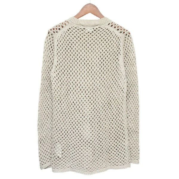 Comme des Garcons Homme Plus Sweater Mesh Knit Linen Size US S / EU 44-46 / 1 - 2 Thumbnail