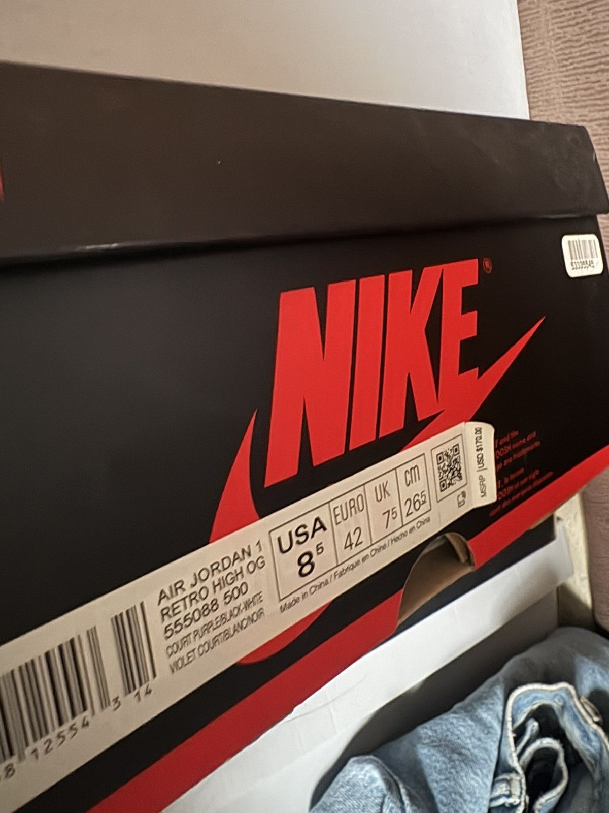 Jordan Brand JORDAN 1 "COURT PURPLE"2.0 Size US 9 / EU 42 - 6 Thumbnail