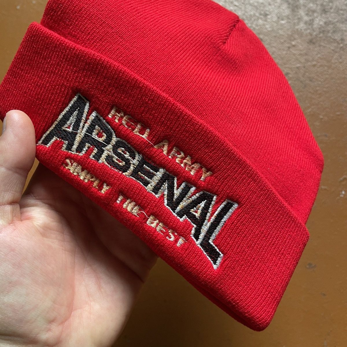 Vintage Vintage Arsenal Red Army Simply the Best Football soccer hat Size ONE SIZE - 2 Thumbnail