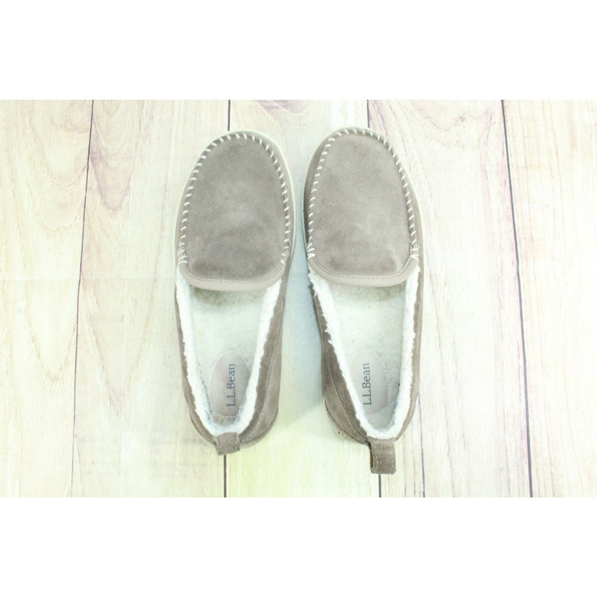 L.L. Bean LL Bean Women's Suede Fleece Mountain Moccasin Slippers Size US 8 / IT 38 - 7 Thumbnail