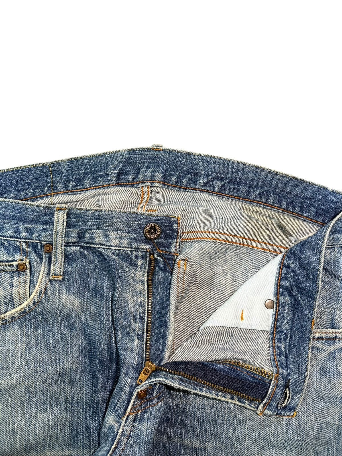 Diesel Vintage Japanese Brand Faded Wash Distressed Jeans Size US 33 - 5 Thumbnail
