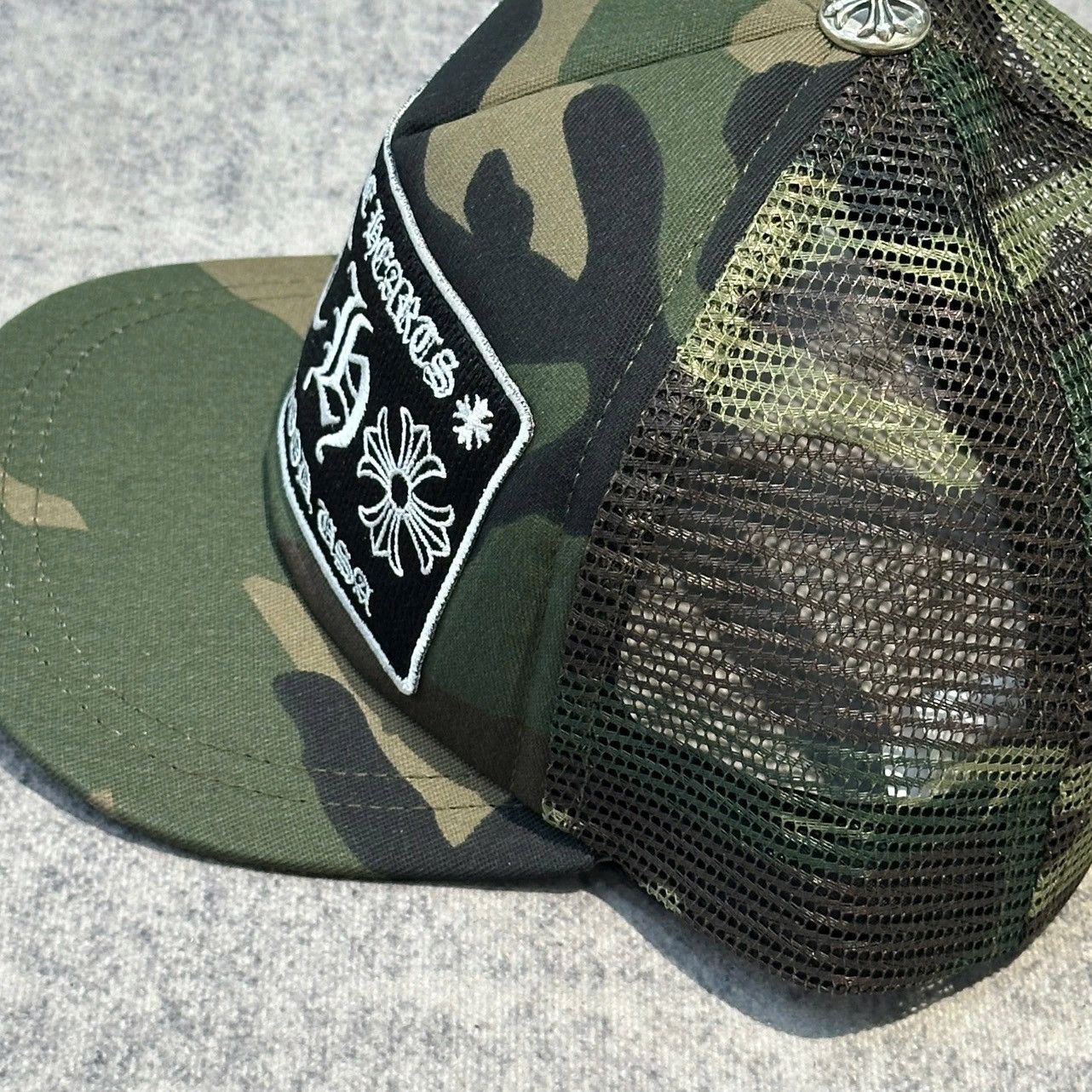Chrome Hearts Chrome Hearts CH Hollywood Trucket hat camo Size ONE SIZE - 3 Thumbnail