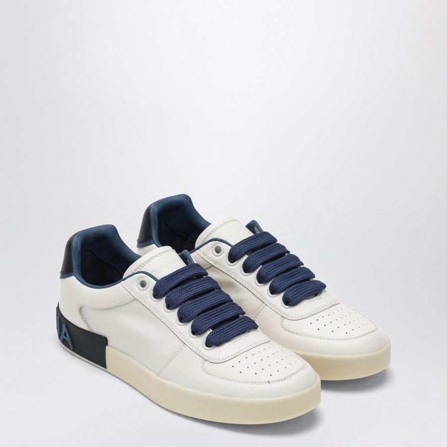 Dolce & Gabbana o1d2blof0226 Low-Top Sneakers in White/Blue Size US 8.5 / EU 41-42 - 2 Thumbnail