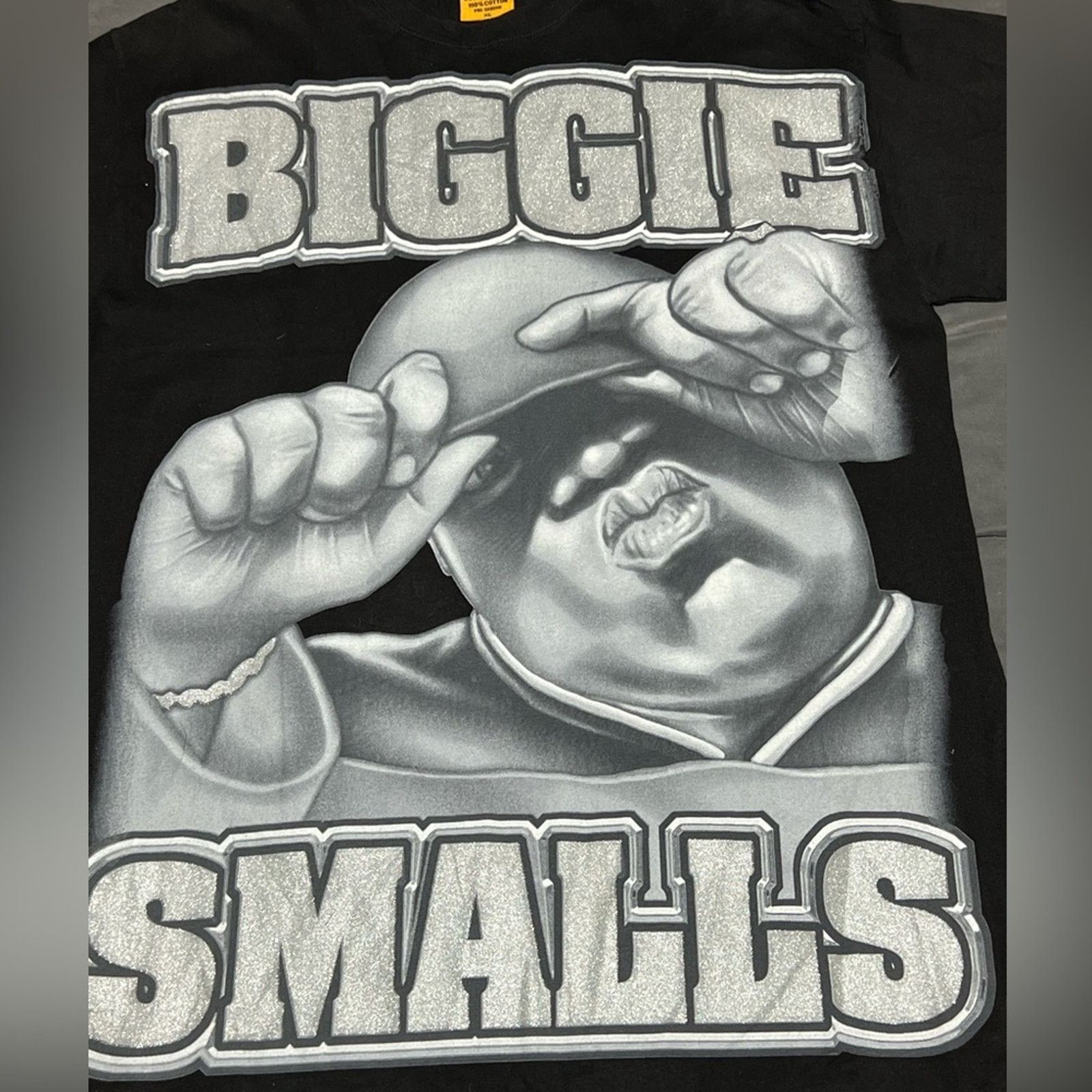 Rap Tees Vintage Biggie Smalls AOP RAP TEE Metallic Mens Shirt XL Size US XL / EU 56 / 4 - 5 Thumbnail