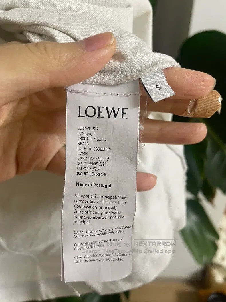 Loewe Loewe Classic Anagram T-shirt, made of pure cotton, white Size US S / EU 44-46 / 1 - 4 Thumbnail