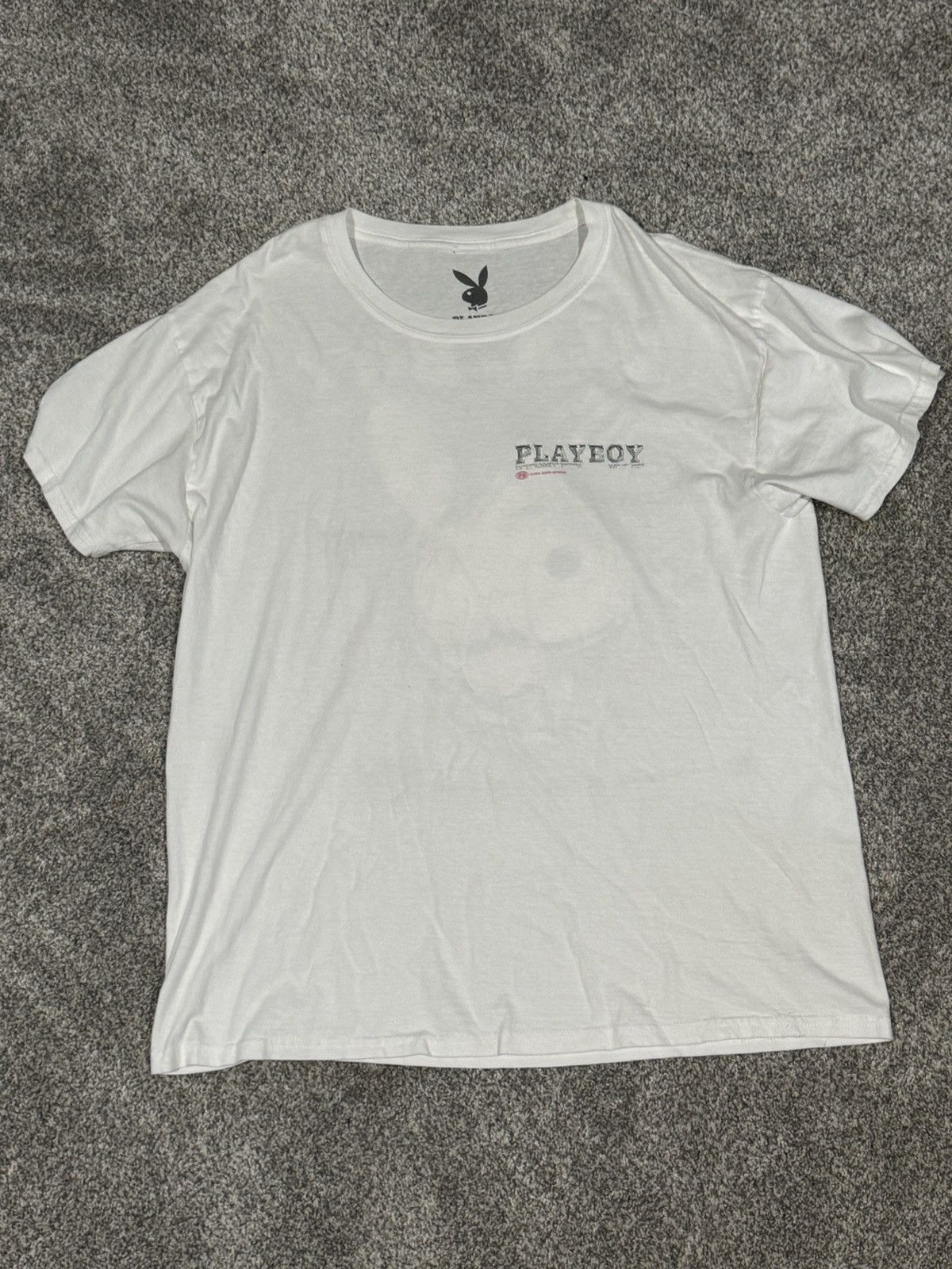Playboy Playboy white t-shirt size S Size US S / EU 44-46 / 1 - 1 Thumbnail