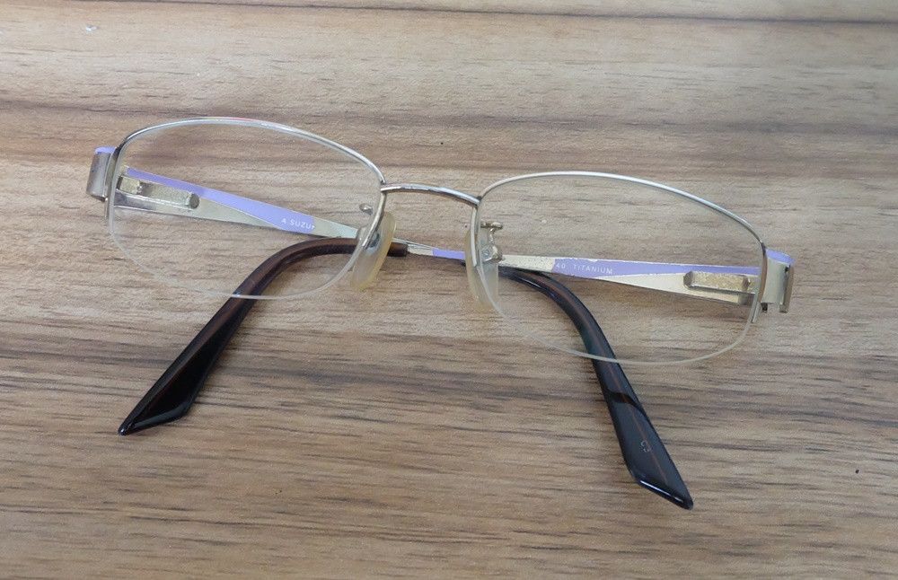 Japanese Brand A. Suzuki Half Rim Glasses Size ONE SIZE - 1 Thumbnail