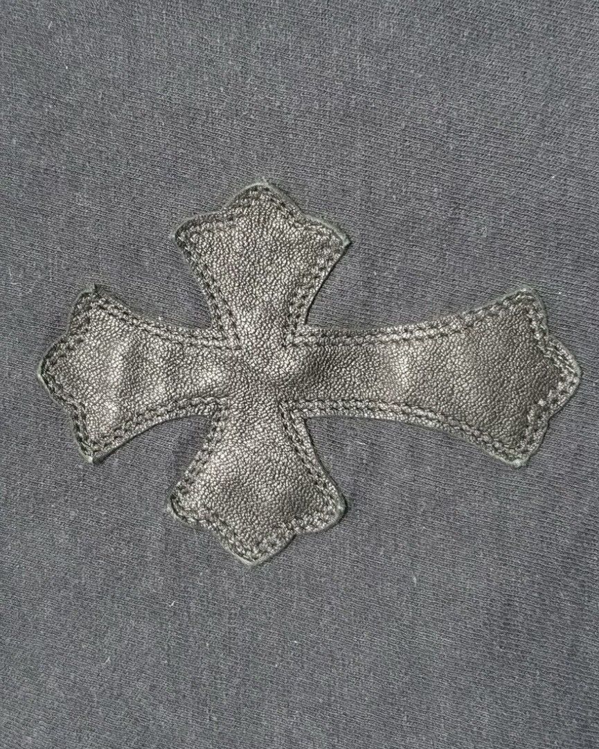 Chrome Hearts *rare* Cross Leather Patch T-Shirt Size US XS / EU 42 / 0 - 5 Thumbnail