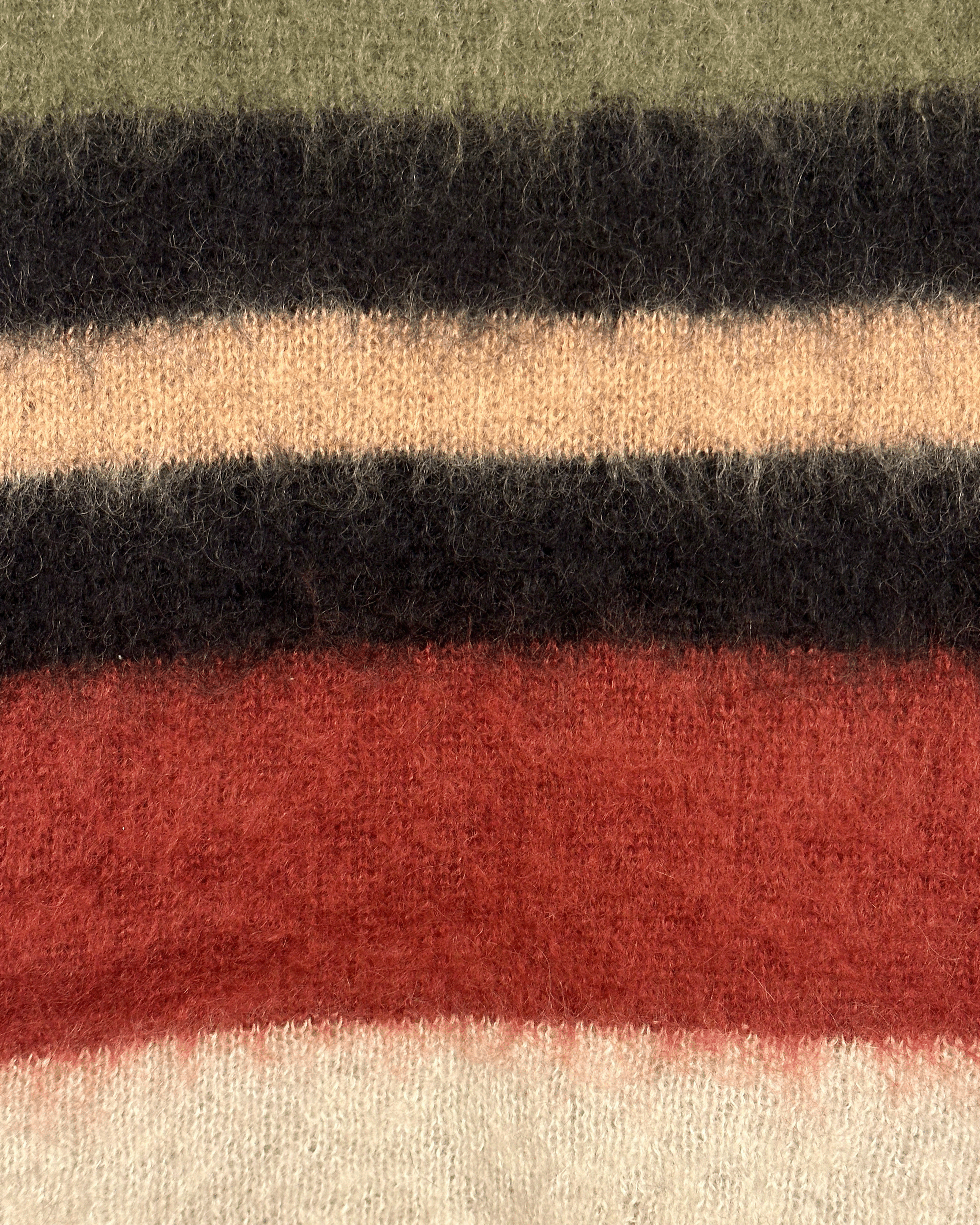 Saint Laurent Paris Saint Laurent Striped Mohair Johnny Rotten Sweater Size US M / EU 48-50 / 2 - 7 Thumbnail